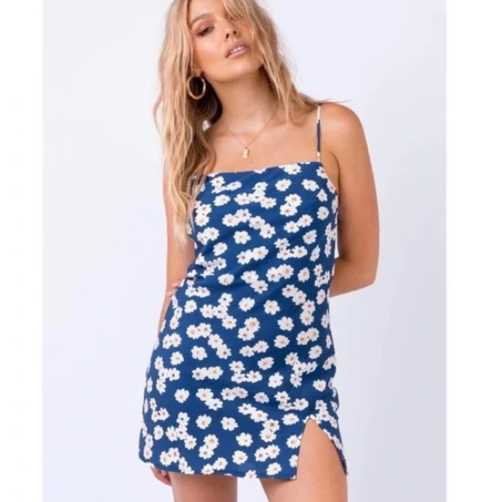 Princess Polly Floral Slip Dress Size 2